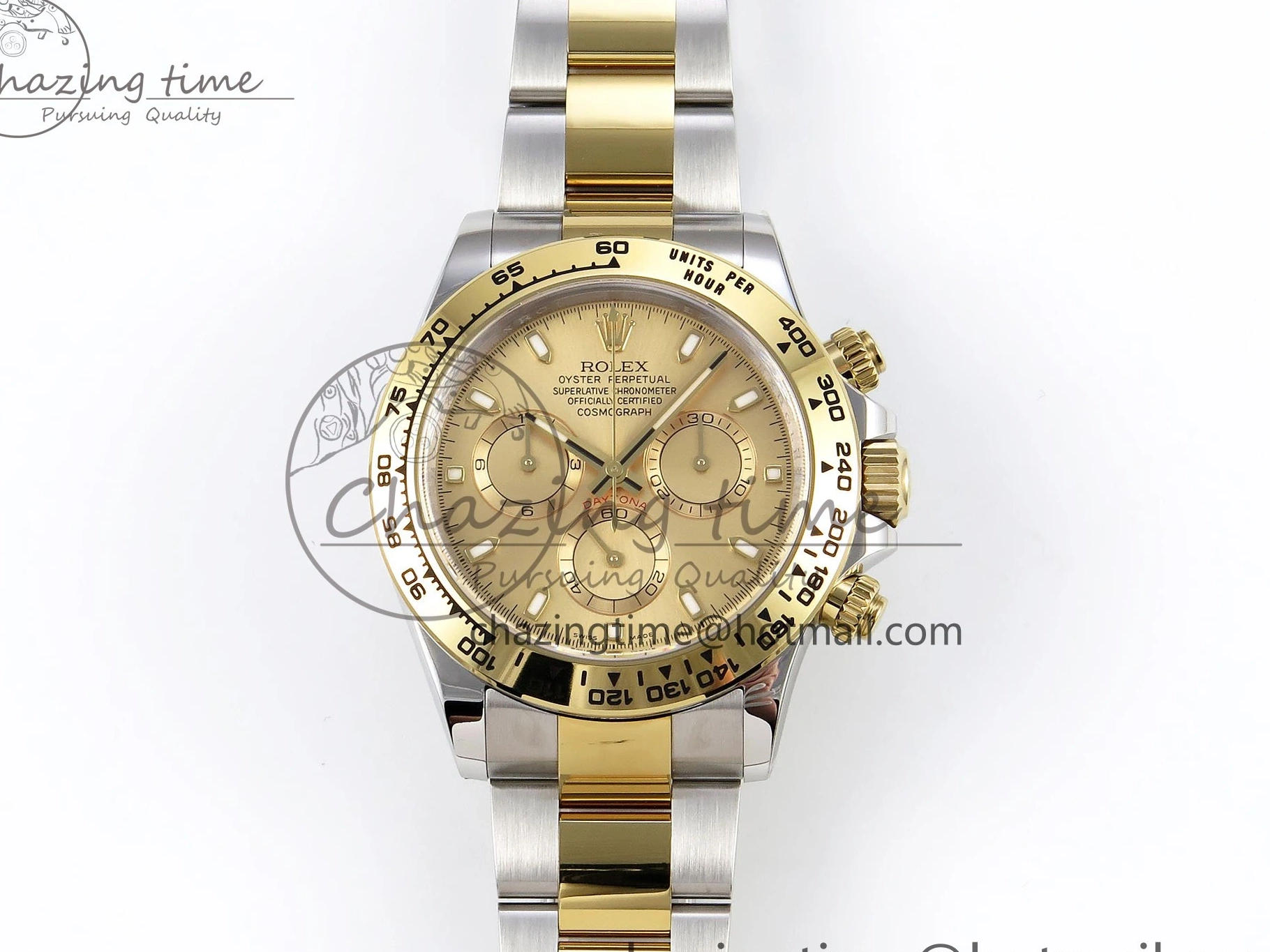 Best YG SS SA4130 1:1 Clean 116503 on Bracelet YG Daytona V2 Edition Dial 0119